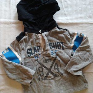 Toddler pull-over, hockey theme, 2T